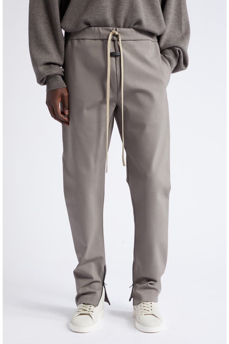 Eternal Slim Fit Drawstring Waist Tricot Pants, Main, color, DUSTY CONCRETE