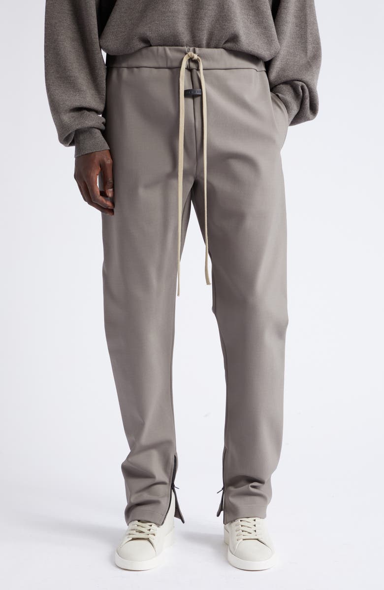 Fear of God Eternal Slim Fit Drawstring Waist Tricot Pants, Main, color,