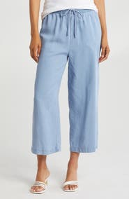 DKNY Tencel® Lyocell Cropped Pants