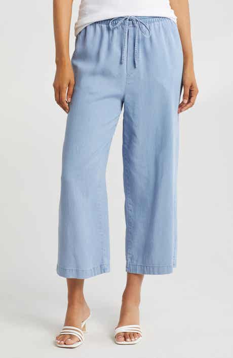 DKNY Tencel® Lyocell Cropped Pants