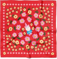 Centinelle Cat Garden Gnome Cotton Silk Bandana