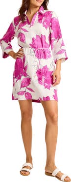 Tommy Bahama Two Palms Linen Cover-Up Shift