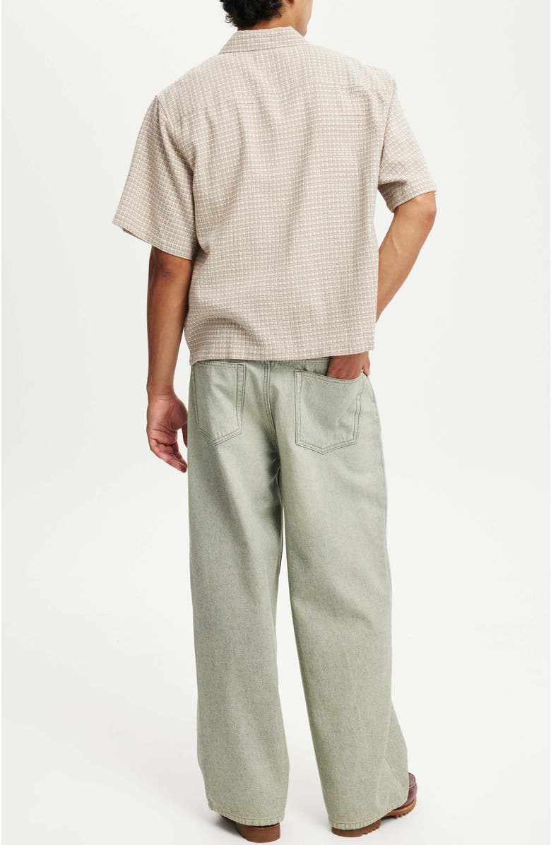 Cotton On Super Baggy Reverse Jean, Alternate, color, Backwards Blue