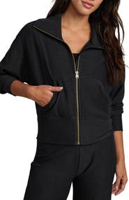 Rhone Atmosphere Crop Zip Sweatshirt