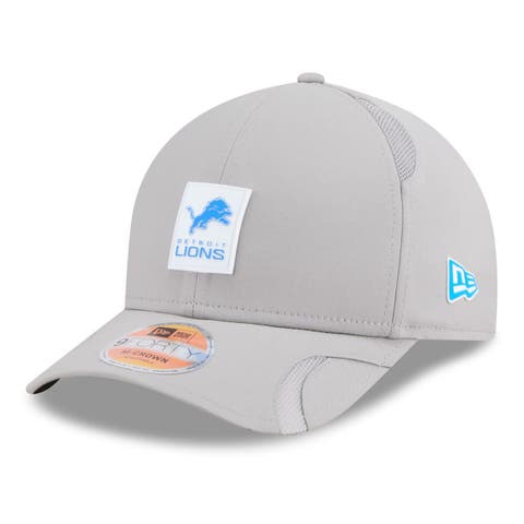 Men's New Era Gray Detroit Lions 2025 Sideline  M-Crown 9FORTY Adjustable Hat