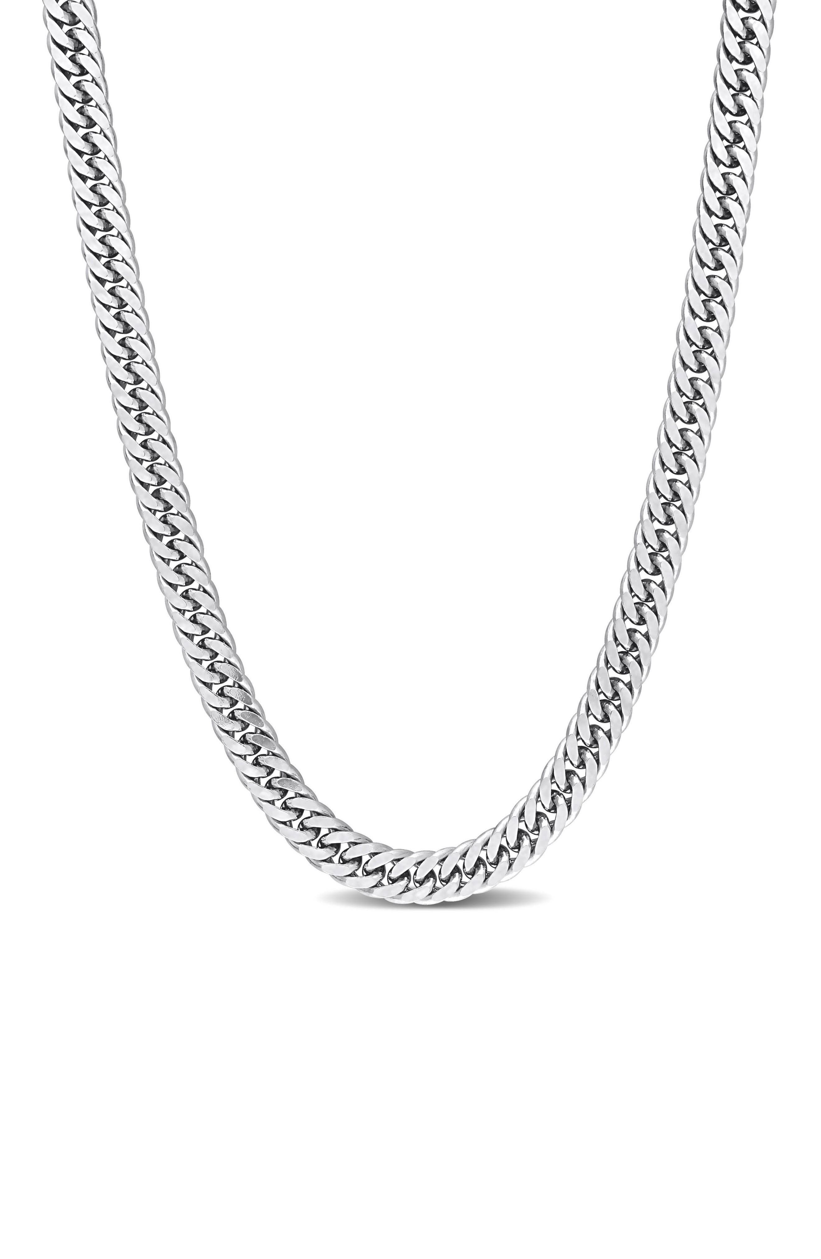 DELMAR Men's Double Curb Link Chain Necklace (Men) | Nordstromrack