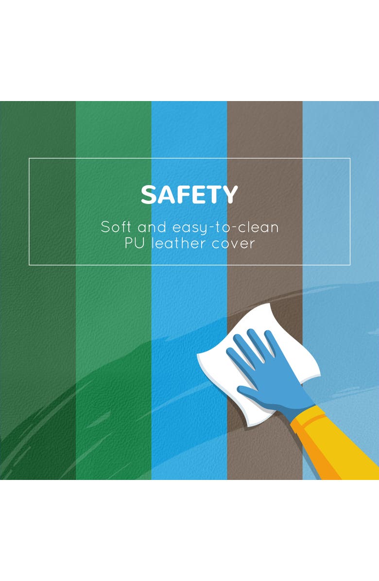 Qaba 6-Pieces Foam Climbing Blocks for Toddlers, Soft Play Set for Climb and Crawl, Alternate, color, Contemporary