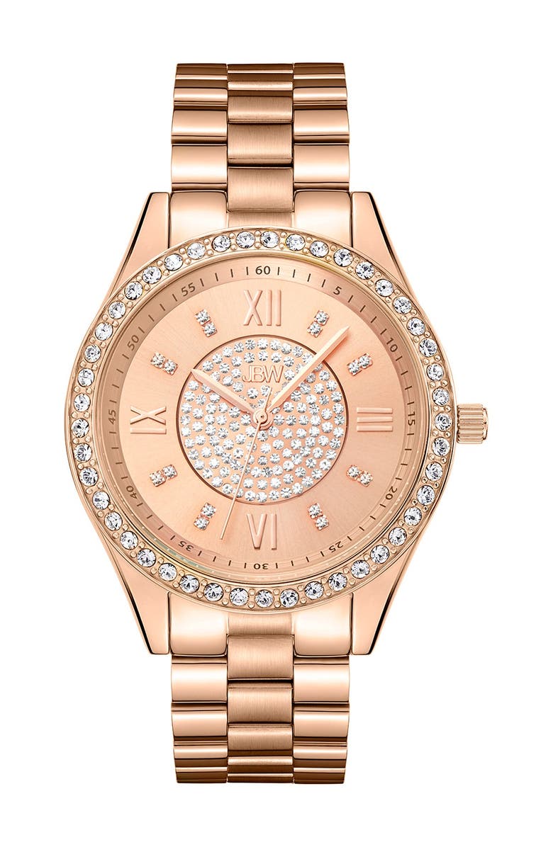 JBW Mondrian Diamond Bracelet Watch, 37mm, Main, color, 