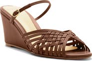 Alexandre Birman Lilian Woven Wedge Slide Sandal