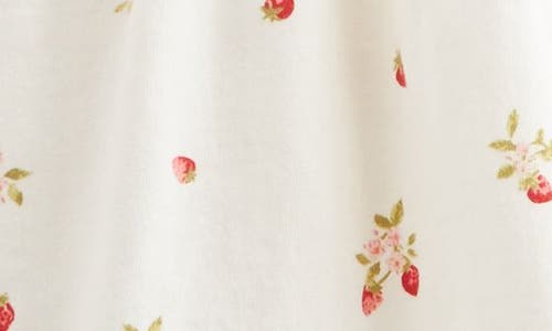 NORDSTROM NORDSTROM FLUTTER SLEEVE SNAP FRONT COTTON DRESS WITH BLOOMERS