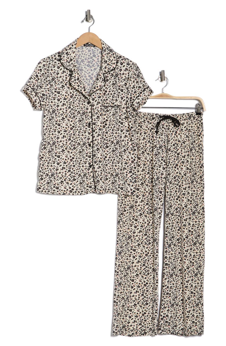 Tart Mana 3-Piece Jersey Pajamas, Alternate, color, Floral Dot