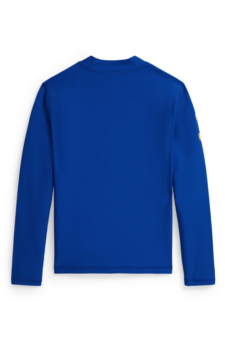 Polo Ralph Lauren Long Sleeve Rash Guard, Alternate, color, New Sapphire/ White