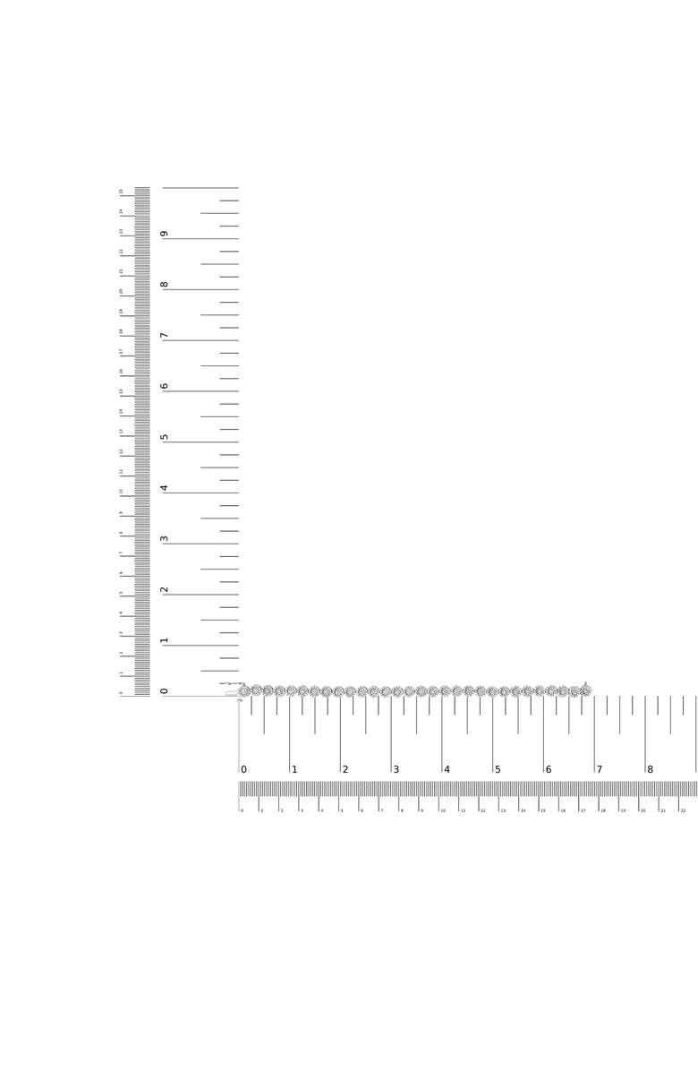 Haus of Brilliance 14K White Gold 2.00 Cttw Diamond Halo Link Tennis Bracelet, Alternate, color, White