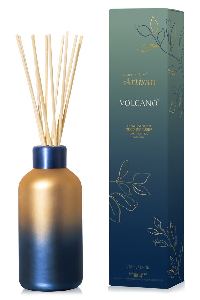 Artisan Pumpkin Dulce Reed Diffuser, Main, color, BLUE/ GOLD
