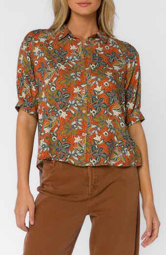 Pippen Three-Quarter Sleeve Button-Up Shirt