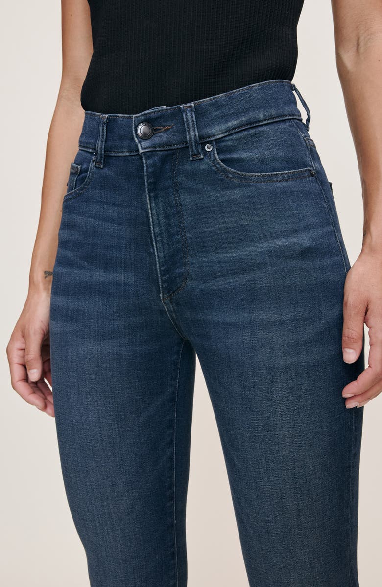 DL1961 Bridget Instasculpt<sup>™</sup> High Waist Ankle Bootcut Jeans, Alternate, color, Dark Indigo