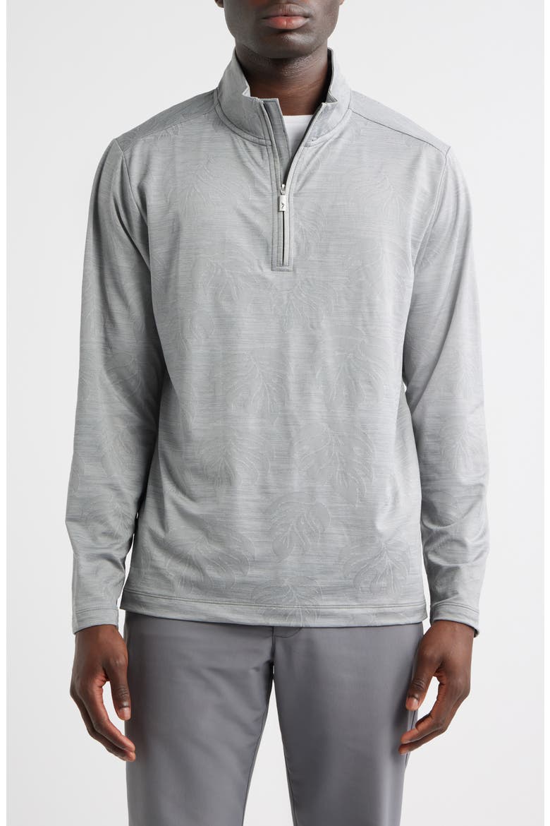 Monsterra Fade IslandZone® Performance Half Zip Pullover, Main, color, ULTIMATE GRAY