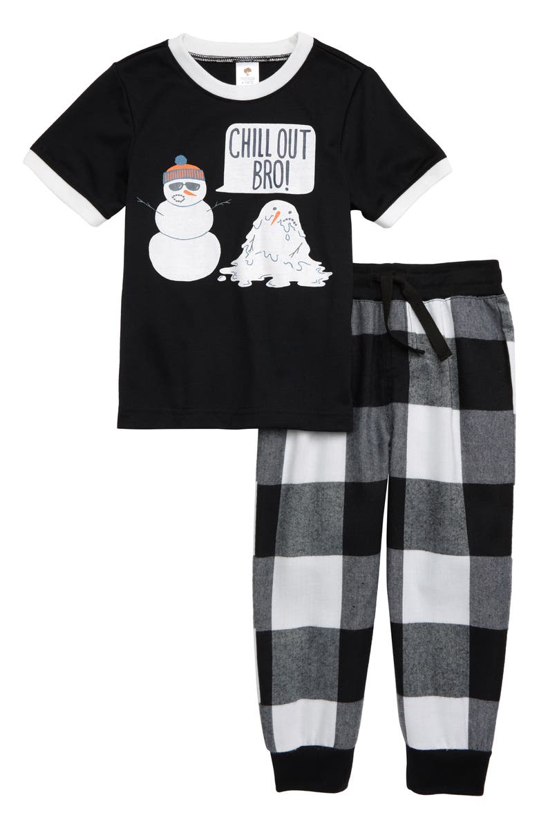 Tucker + Tate Graphic Two-Piece Pajamas Set, Main, color, 