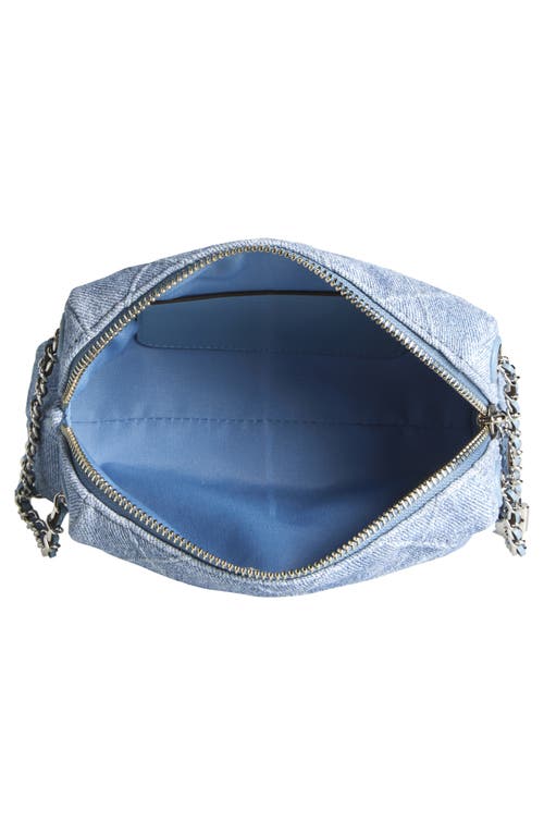 TORY BURCH TORY BURCH FLEMING DENIM SUEDE CROSSBODY BAG