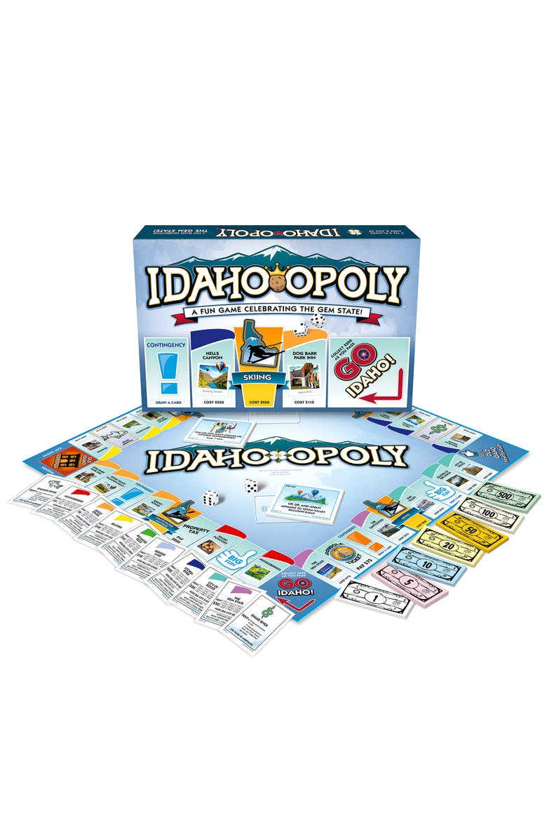 Late for the Sky Idahoopoly Monopoly Board Game, Alternate, color, 