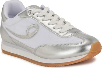 NINE WEST Fivo Scarpe Da Ginnastica Donna Denim Blu Scuro | Sneaker Casual Con Tomaia In Tessuto E Suola Piatta