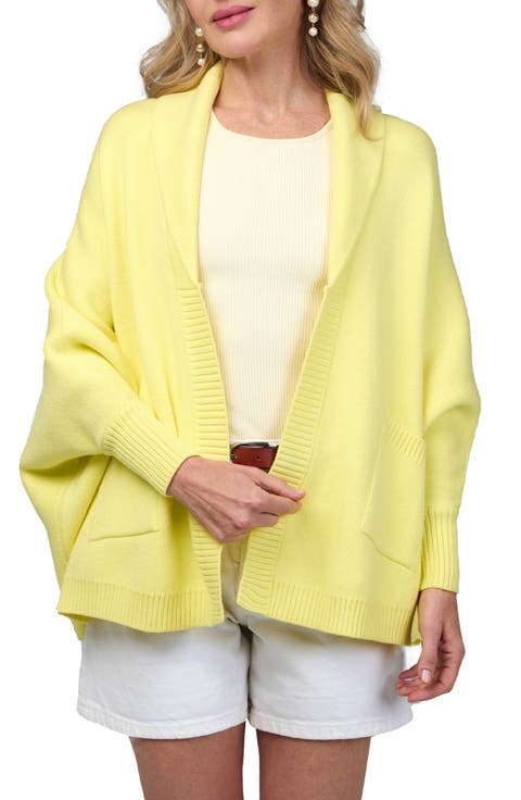 Oversize Ribbed Knit Cardigan