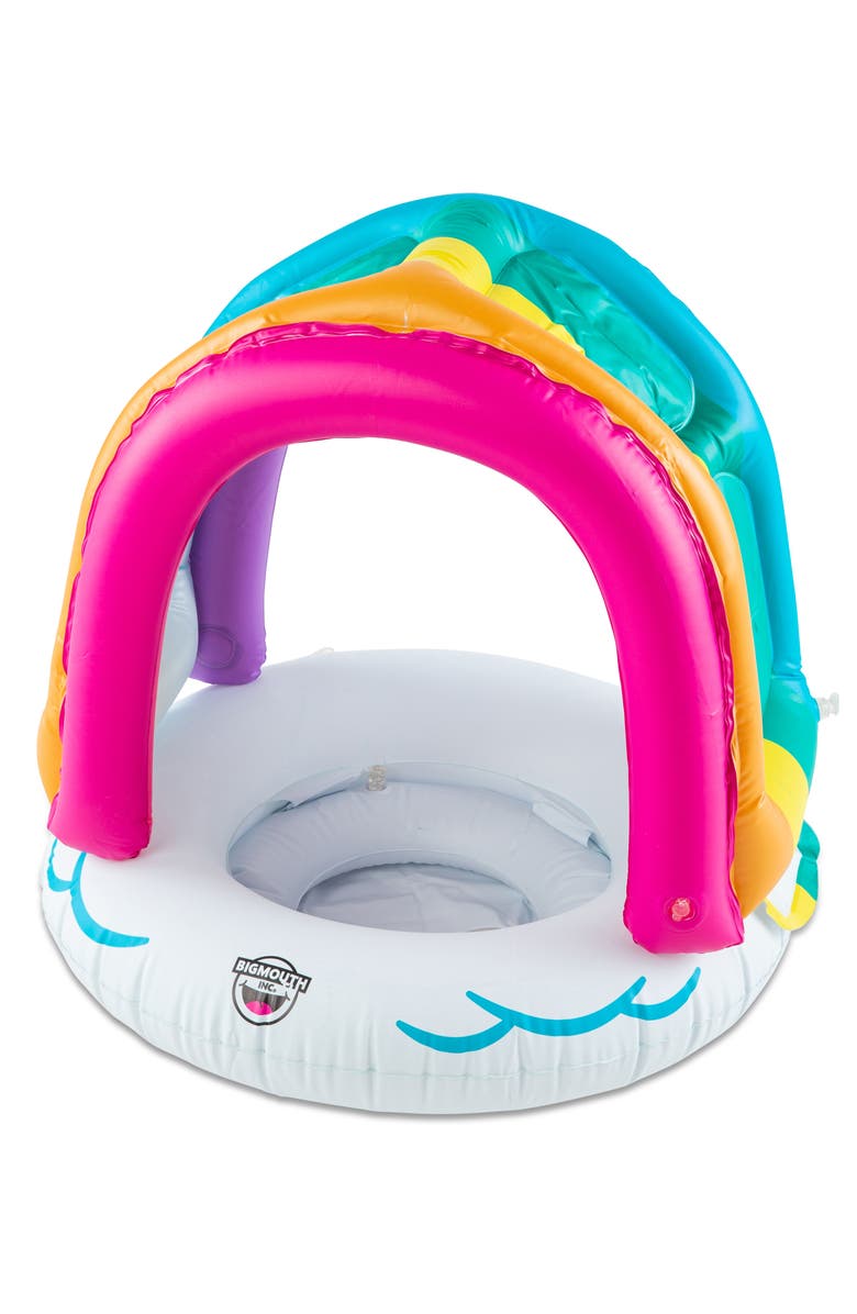 BigMouth Inc Rainbow Canopy Lil Pool Float, Main, color, Multi