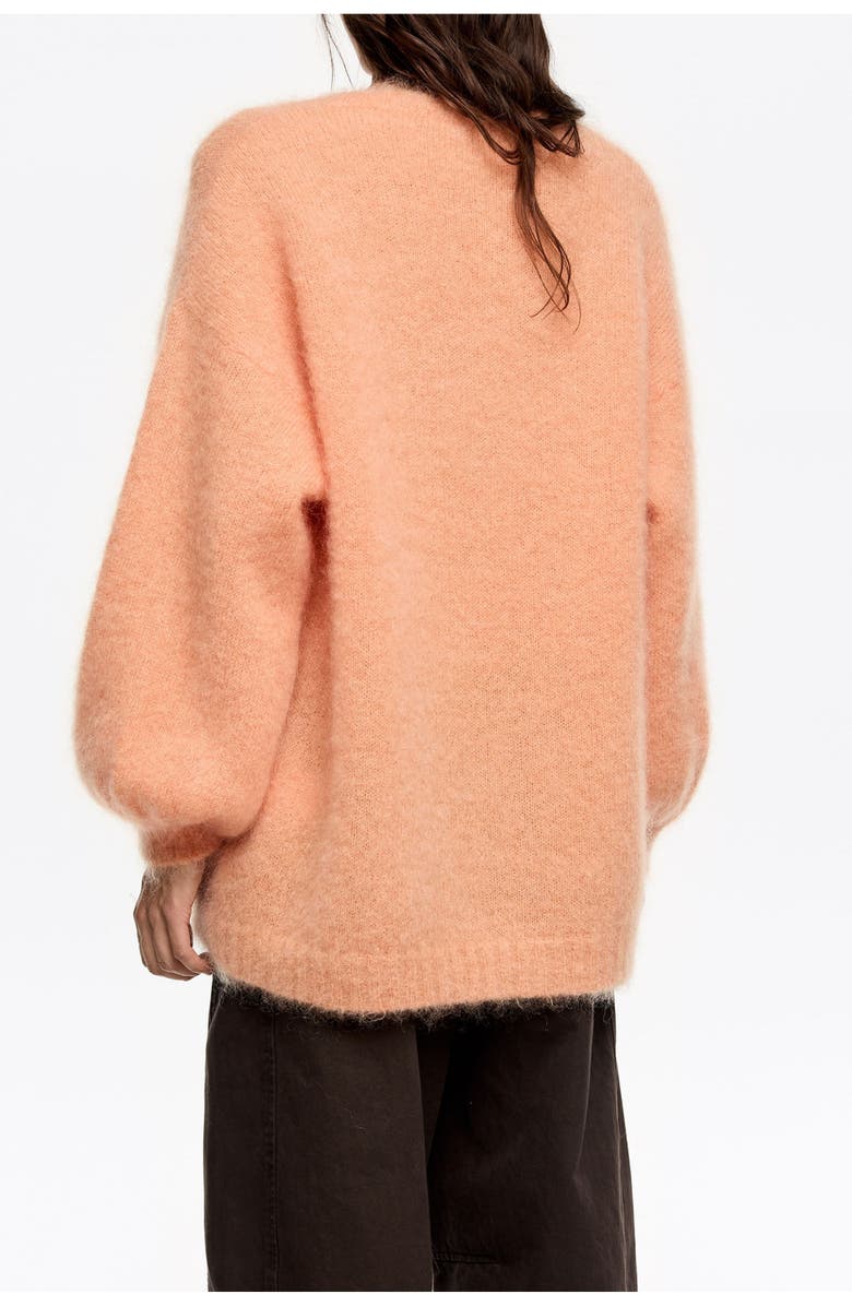 Bimba y Lola Oversize Mohair Sweater, Alternate, color, Peach