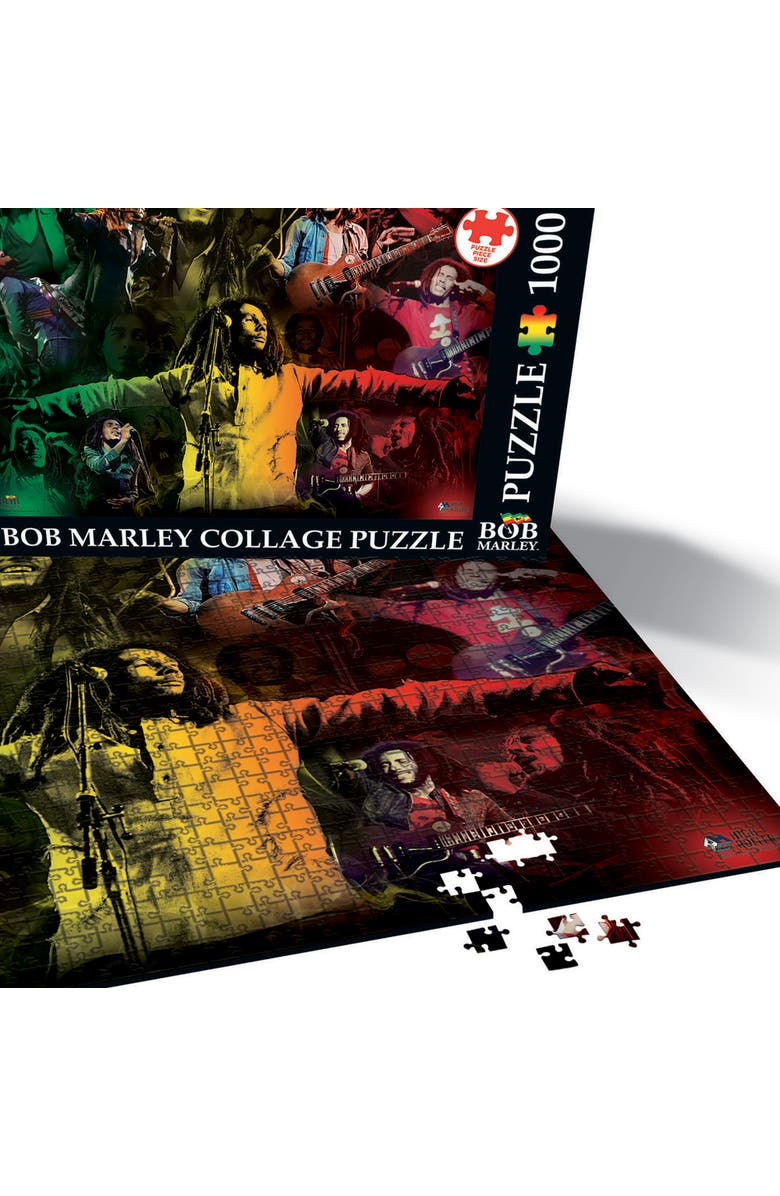 Bob Marley 1000 Piece Collage Jigsaw Puzzle, Size 19 x 26 Inches, 13+, Alternate, color, 