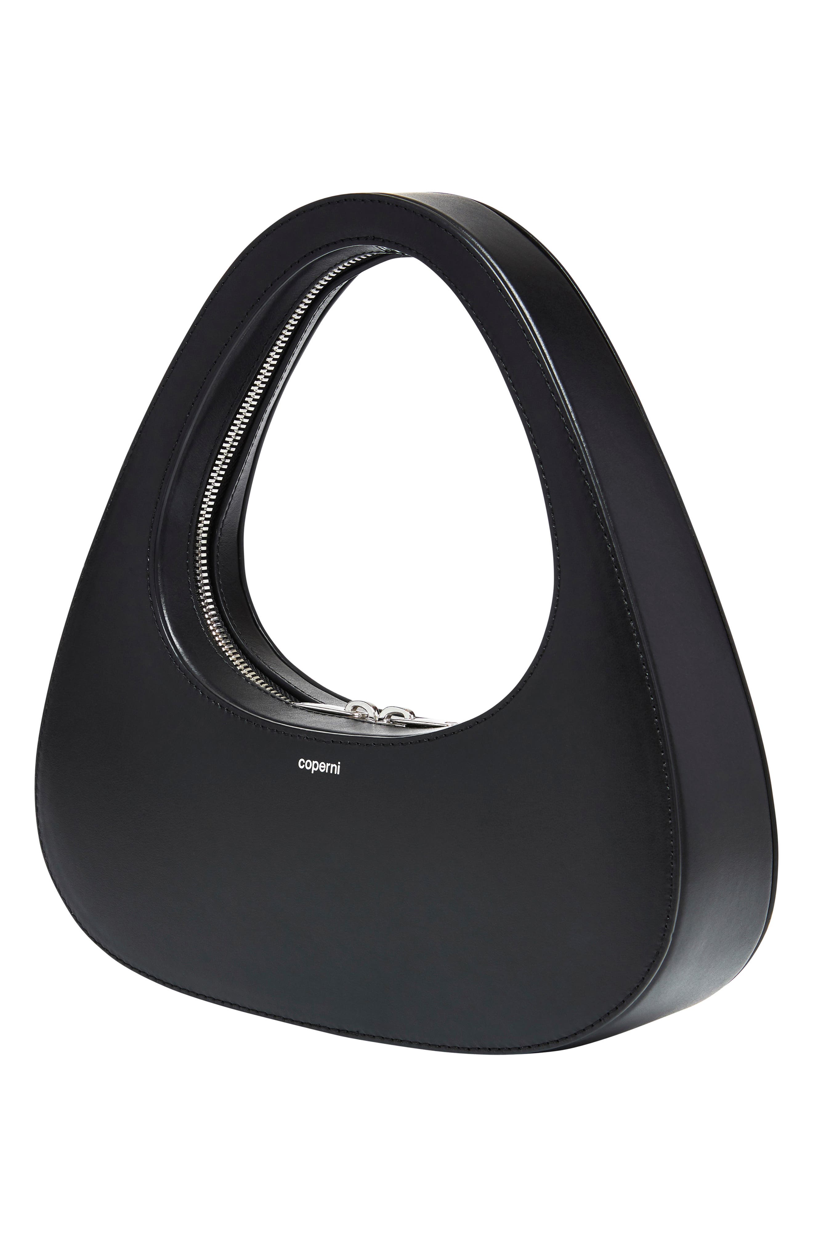 Coperni Swipe Baguette Leather Top Handle Bag, Alternate, color, 