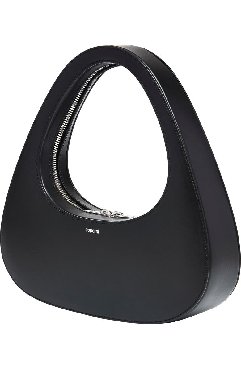 Coperni Swipe Baguette Leather Top Handle Bag, Alternate, color,