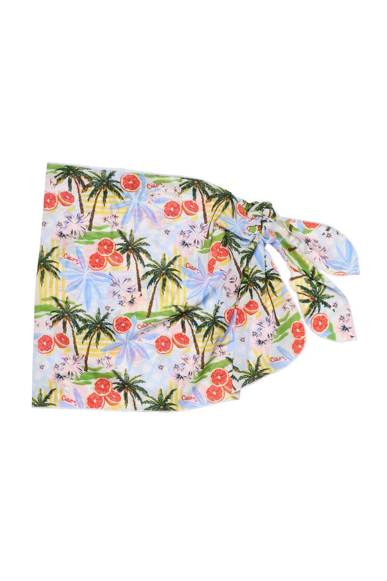 Women's Print Sarong, Main, color, Ciao Paradiso