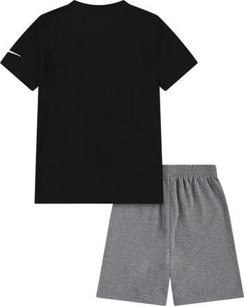 Kids' Vertical Logo Graphic T-Shirt & Shorts Set