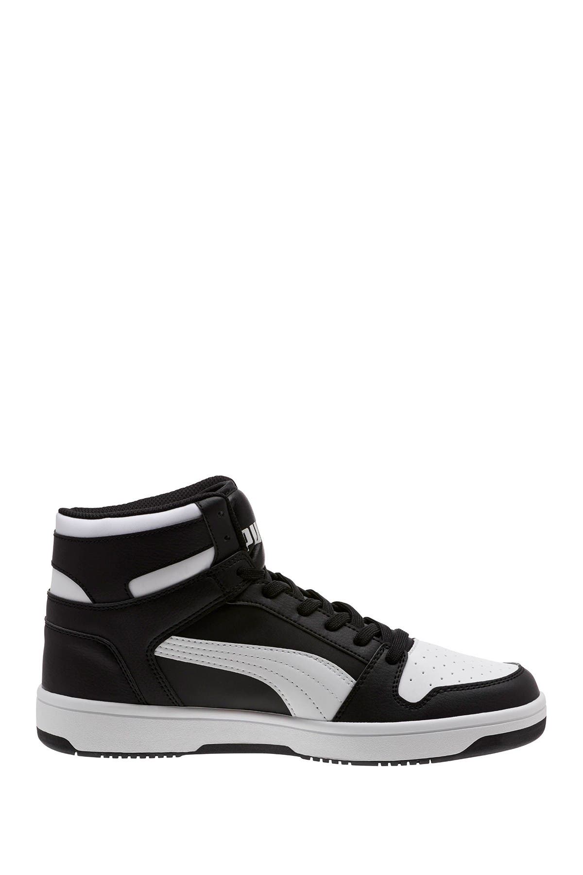 Rebound LayUp SL High Top Sneaker, Alternate, color, BLACK
