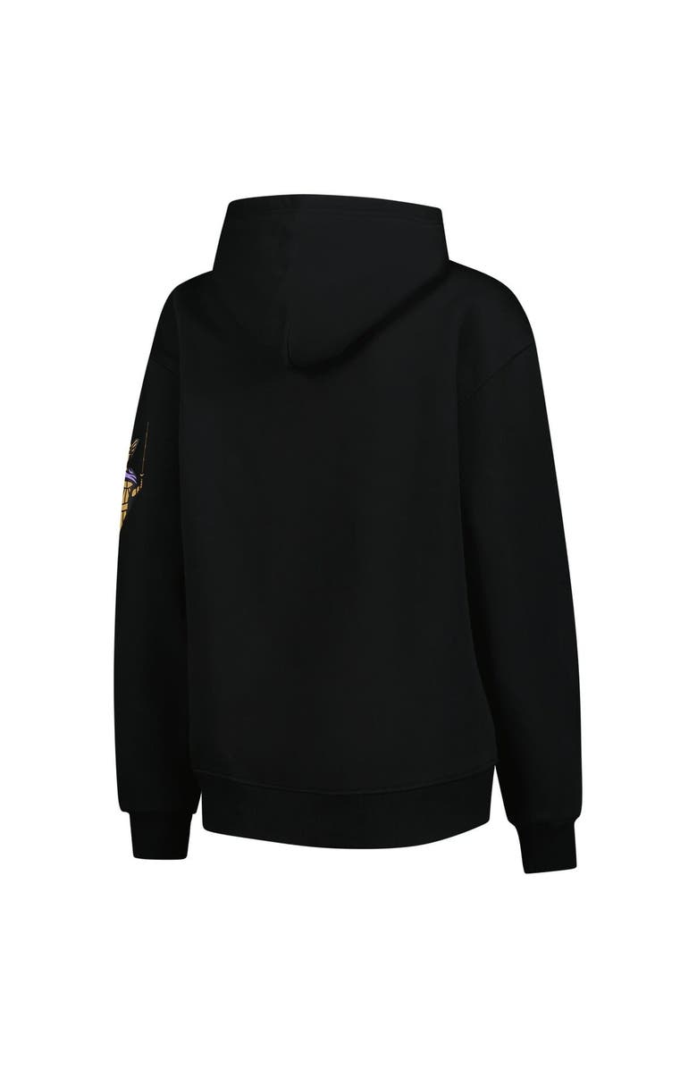 THE WILD COLLECTIVE Women's The Wild Collective Black Golden State Valkyries Icon Fleece Pullover Hoodie, Alternate, color, Black