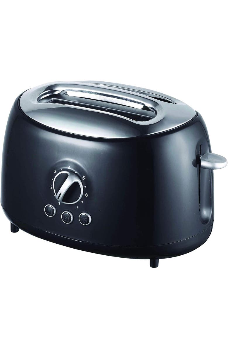 Brentwood Retro Toaster, Main, color, Black