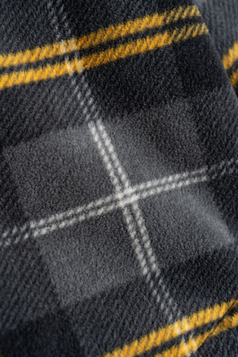 Fleece Lined Shacket, Alternate, color, Grey Yellow Plaid