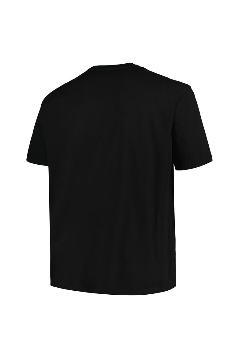 Men's Profile Black Philadelphia Flyers Big & Tall Arch Over Logo T-Shirt, Alternate, color, Black
