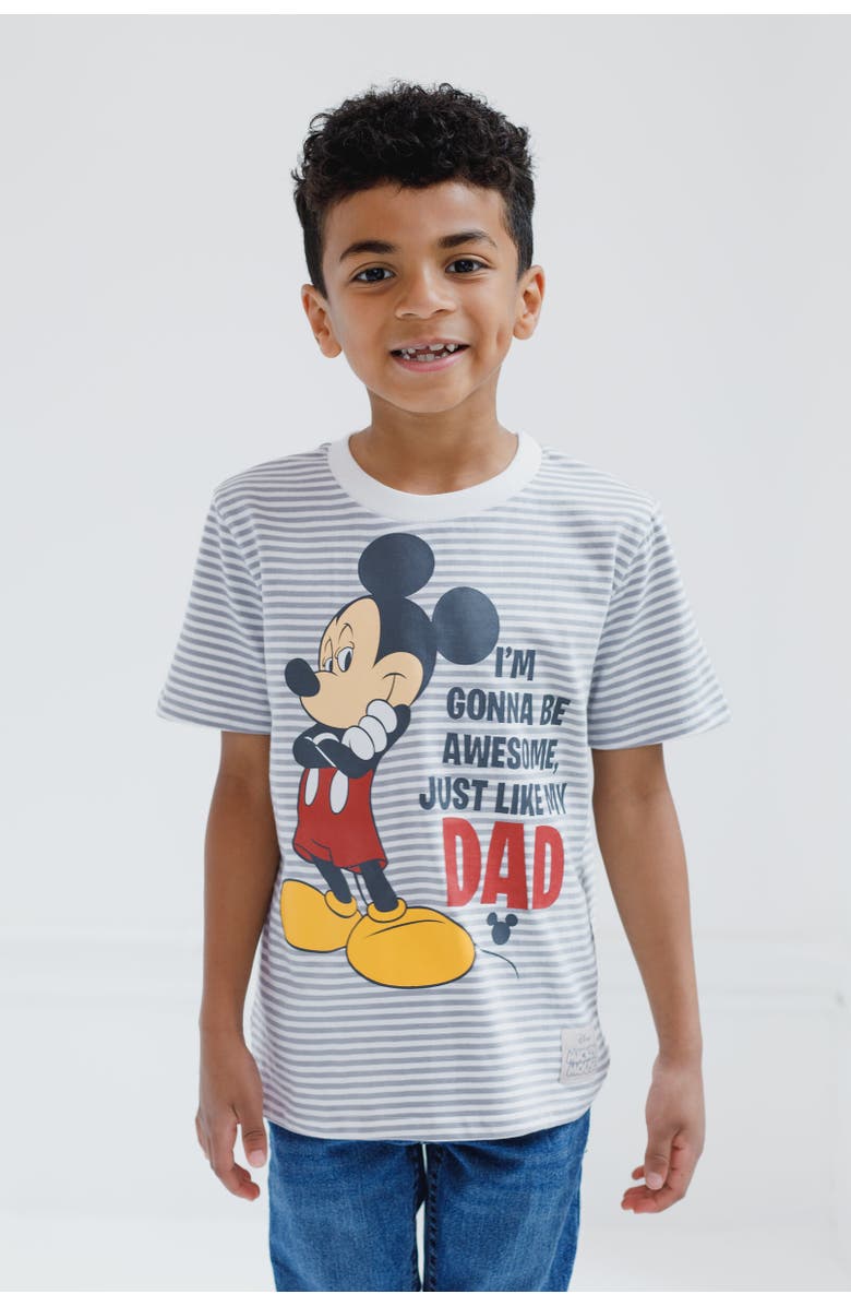 Disney Mickey Mouse T-Shirt, Alternate, color, Gray