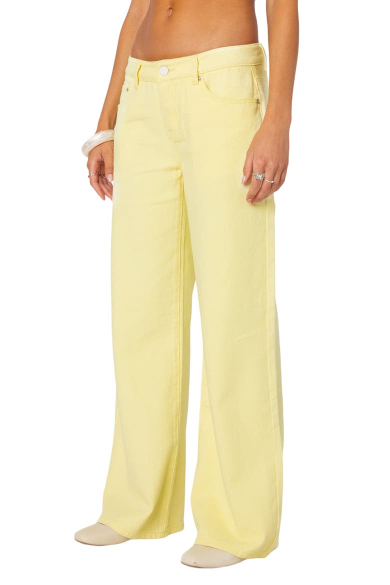 Roman Flare Jeans, Alternate, color, YELLOW