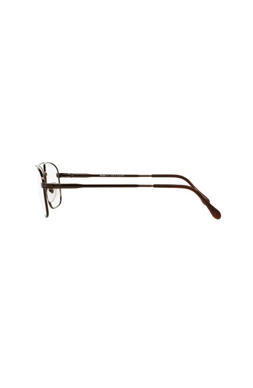 Sferoflex 56mm Square Optical Glasses In Black