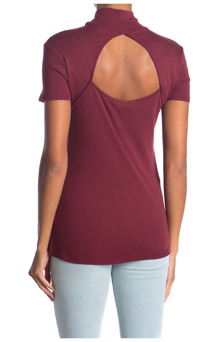 7 For All Mankind Fitted Knit Turtleneck T-Shirt, Alternate, color, 