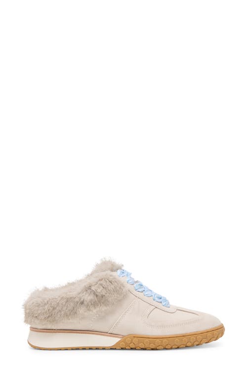 Dolce Vita Izzey Faux Fur Sneaker In Brown