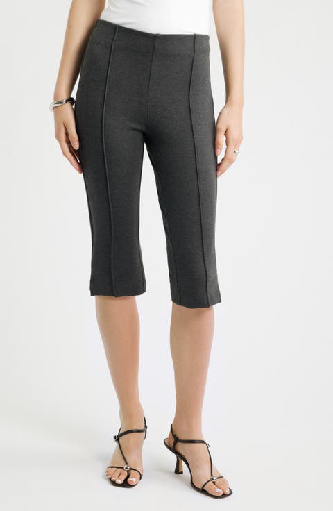 Ponte Knit Capri Pants