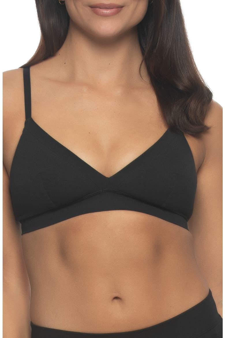Assorted 2-Pack Stretch Cotton Bralettes, Main, color, LYNX