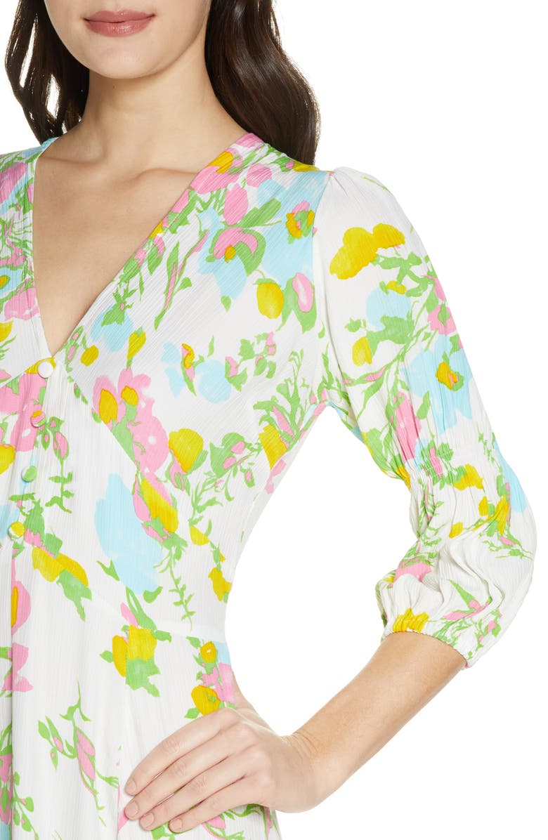 Faithfull the Brand Maud Floral Midi Dress, Alternate, color, 