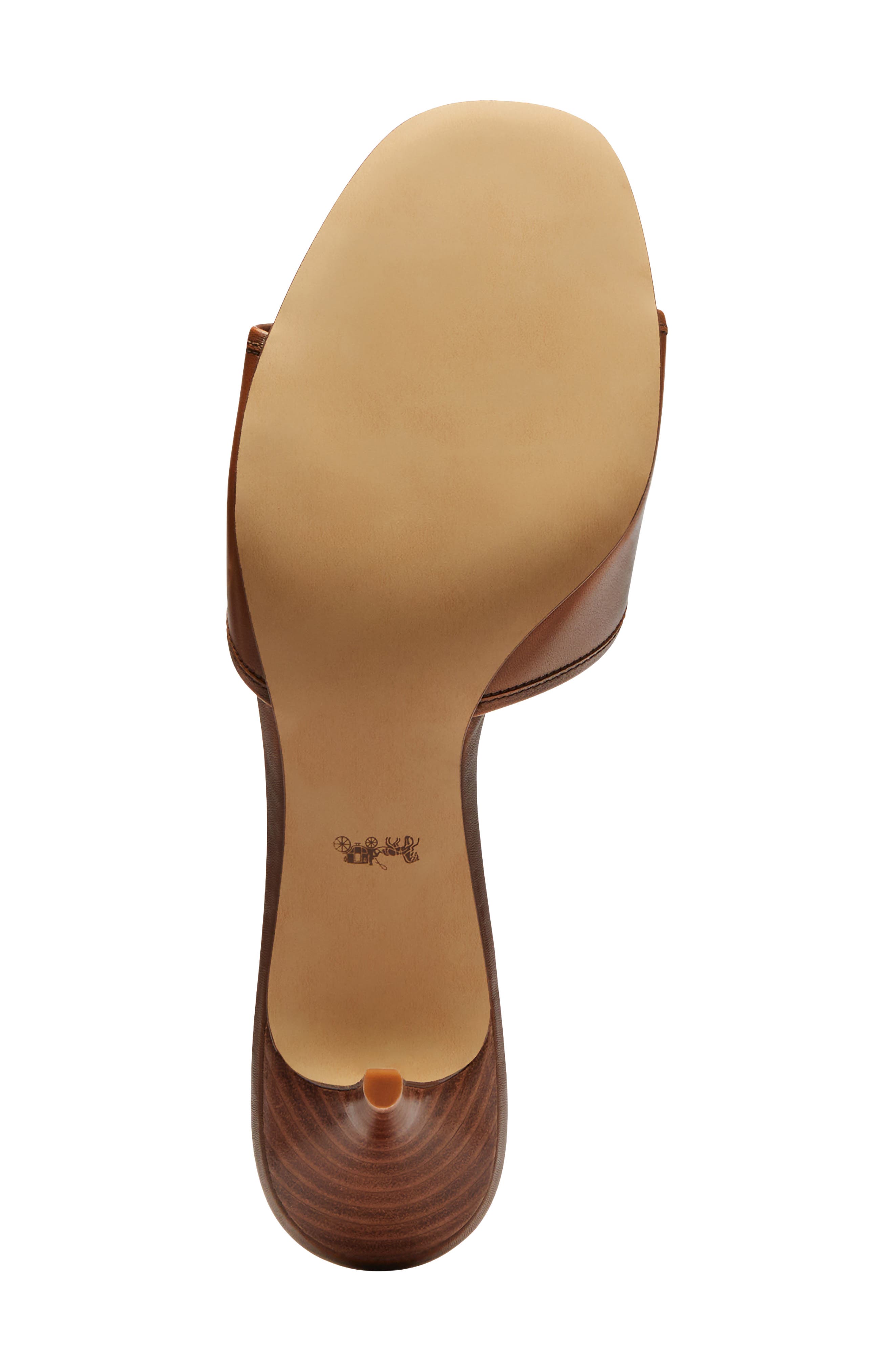 Margot Leather Sandal, Alternate, color, SADDLE