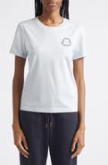 Moncler Logo Cotton Jersey Graphic T-Shirt
