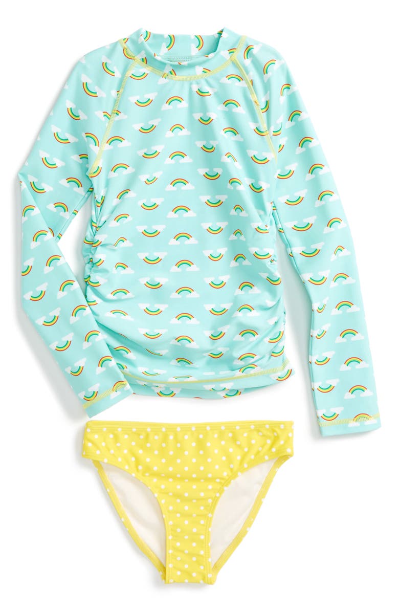 Tucker + Tate Two-Piece Rashguard Swimsuit, Main, color, 