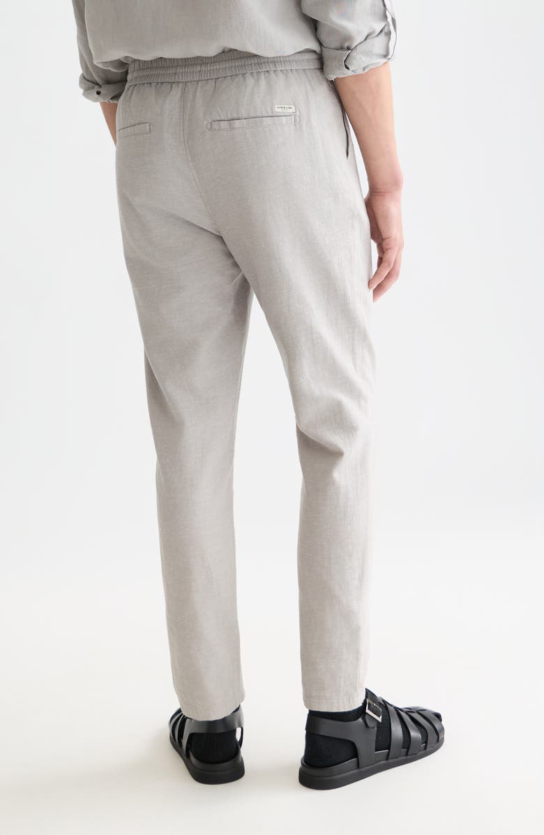 Scotch & Soda Warren Cotton & Linen Pants, Alternate, color, Grey